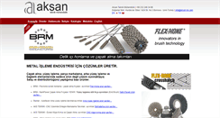 Desktop Screenshot of aksan-tm.com