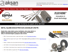 Tablet Screenshot of aksan-tm.com